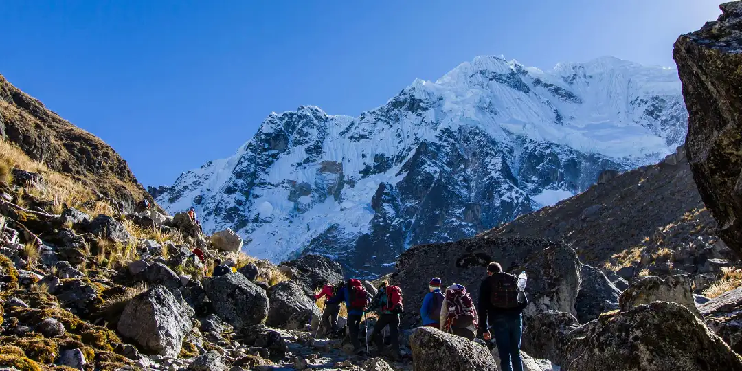 Vista espetacular de Apu Salkantay