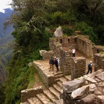 Construction in Machu Picchu