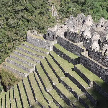 Habitaciones y Andenes en Machupicchu