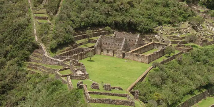 Praça principal de Choquequirao