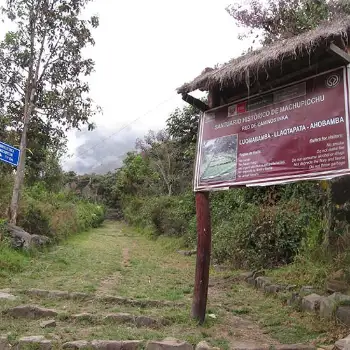 No caminho para o Santuário Histórico de Machu Picchu